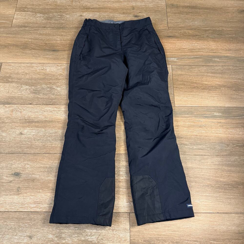 Lands End Women's Snow Black Pants Size Small 6-8